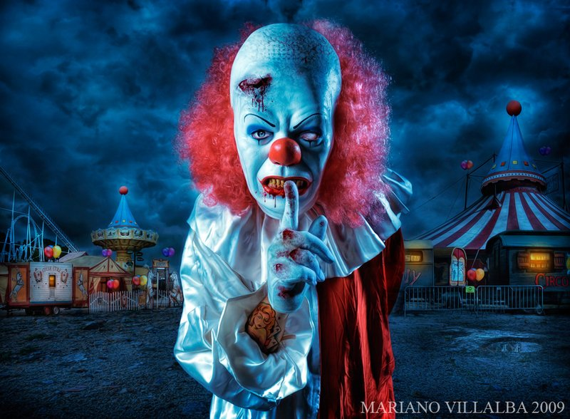 Illustration for article titled Angels, clowns and a deep dark place: the art of Mariano Villalba